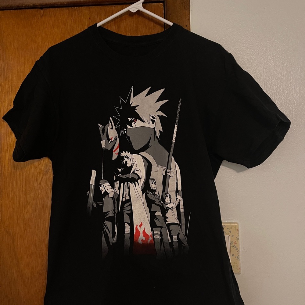 Naruto Black Graphic T-Shirt